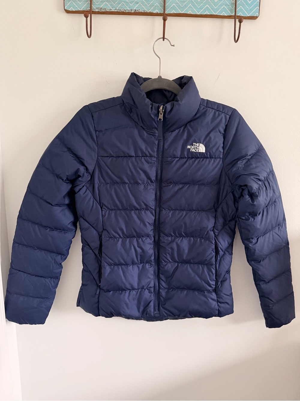 The North Face Navy Packable Puffer Jacket